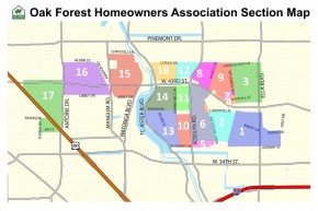 Oak Forest Section Map