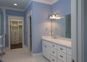master bath of HDT Builders home
