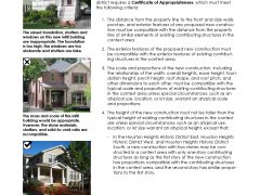 Guidelines for New Construction in Historic Heights