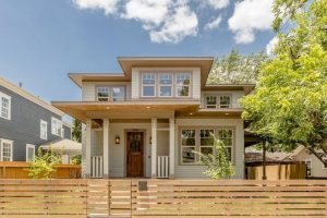 prairie style new home in Brooke Smith Heights
